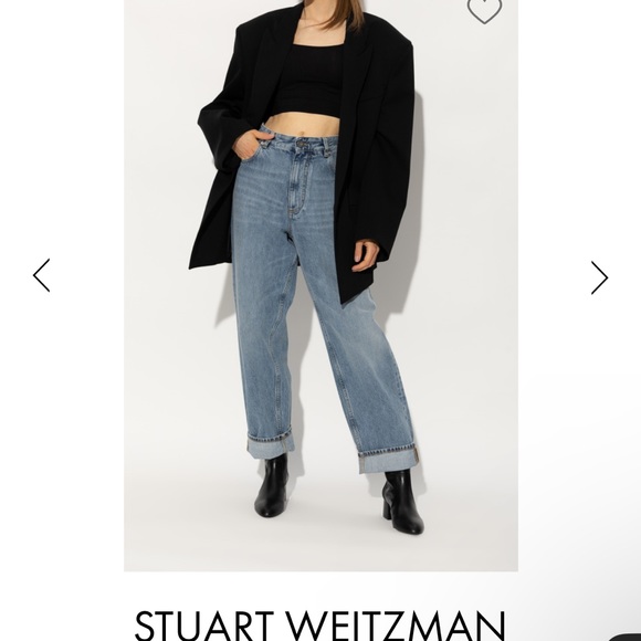 STUART WEITZMAN
'FLAREBLOCK' HEELED ANKLE BOOTS
$609.00 black soft Leather 8.5 - Picture 2 of 14